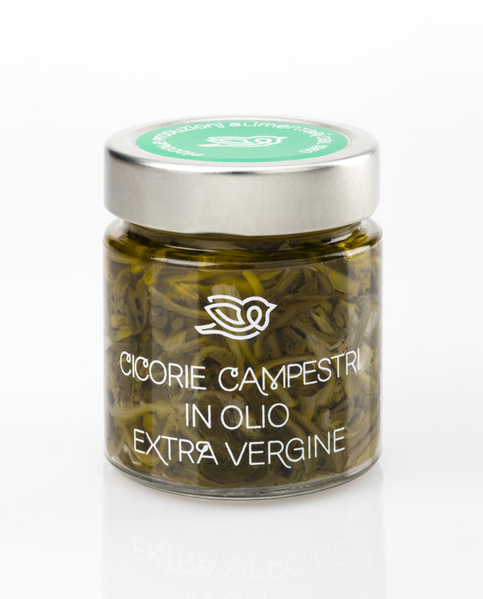Cicorie campestri in Olio Extra Vergine