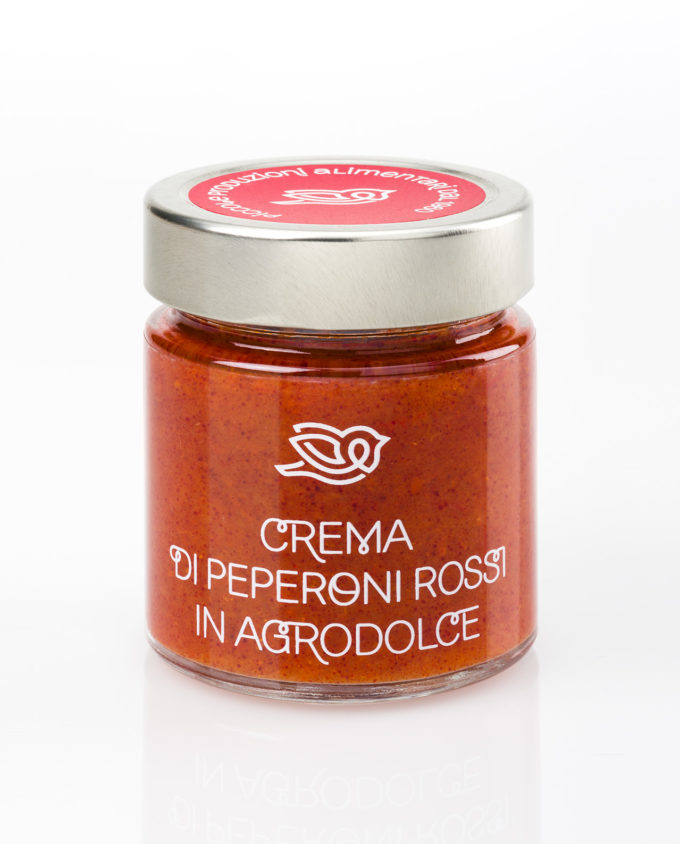 Crema di peperoni rossi in agrodolce